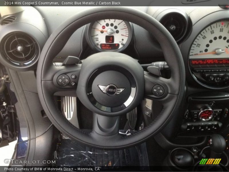 Cosmic Blue Metallic / Carbon Black 2014 Mini Cooper S Countryman