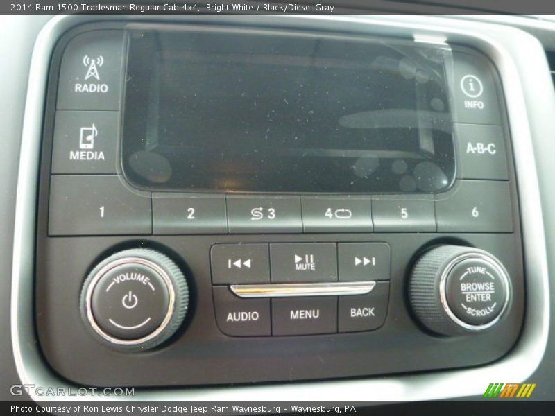 Bright White / Black/Diesel Gray 2014 Ram 1500 Tradesman Regular Cab 4x4