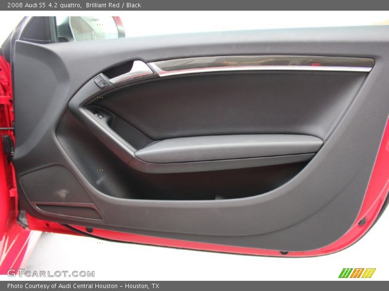 Brilliant Red / Black 2008 Audi S5 4.2 quattro