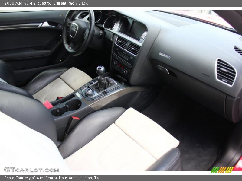 Brilliant Red / Black 2008 Audi S5 4.2 quattro