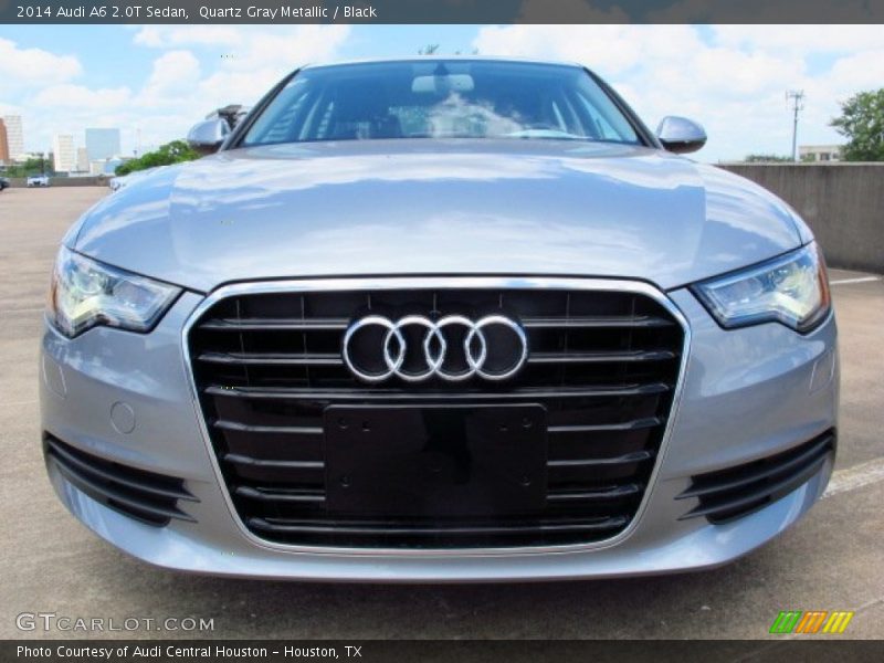 Quartz Gray Metallic / Black 2014 Audi A6 2.0T Sedan