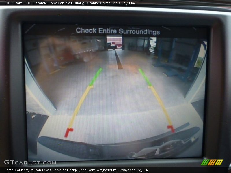 Granite Crystal Metallic / Black 2014 Ram 3500 Laramie Crew Cab 4x4 Dually