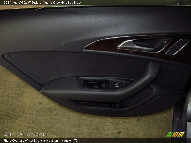 Quartz Gray Metallic / Black 2014 Audi A6 2.0T Sedan