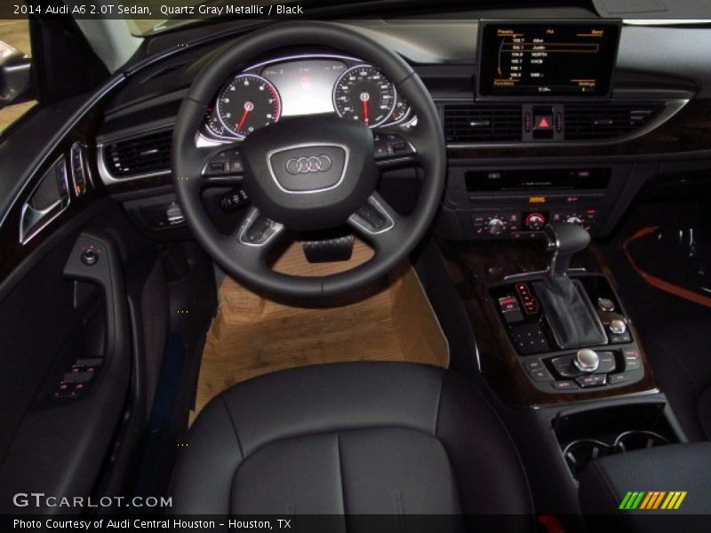 Quartz Gray Metallic / Black 2014 Audi A6 2.0T Sedan