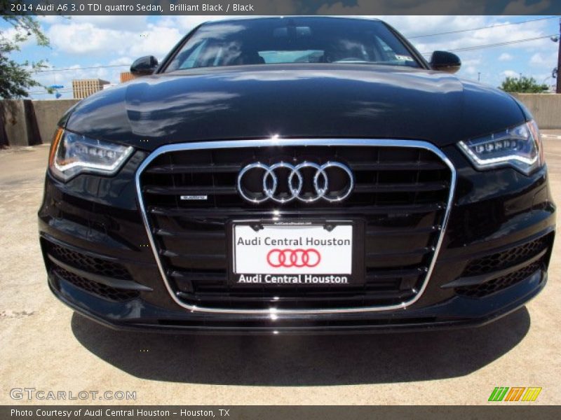 Brilliant Black / Black 2014 Audi A6 3.0 TDI quattro Sedan