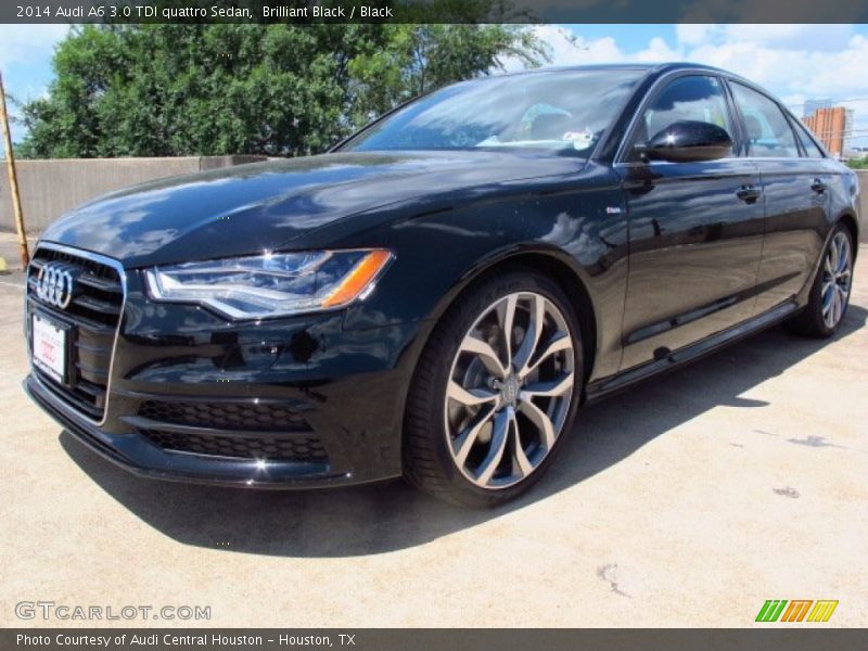 Brilliant Black / Black 2014 Audi A6 3.0 TDI quattro Sedan