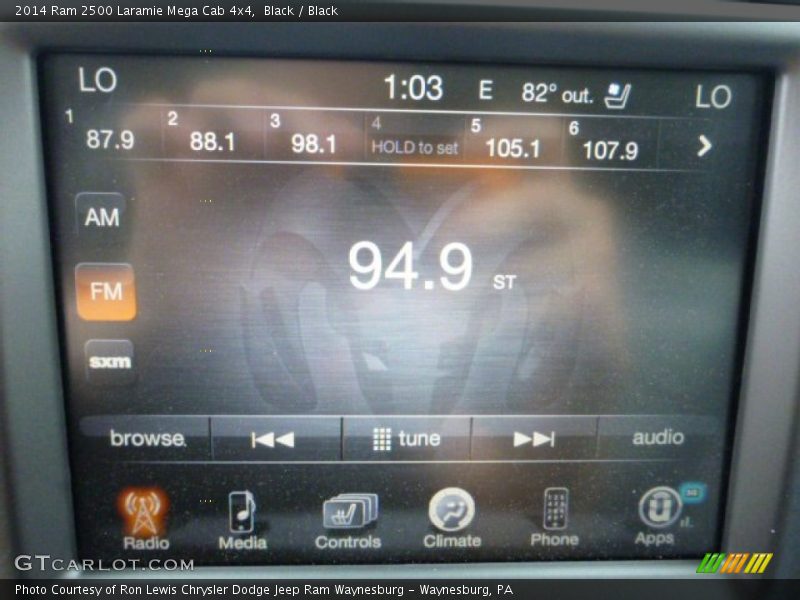 Black / Black 2014 Ram 2500 Laramie Mega Cab 4x4