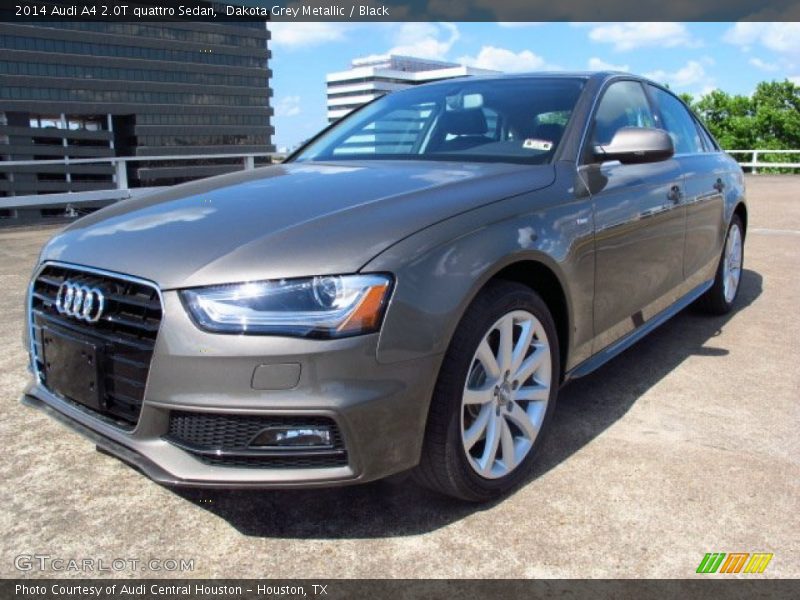 Dakota Grey Metallic / Black 2014 Audi A4 2.0T quattro Sedan