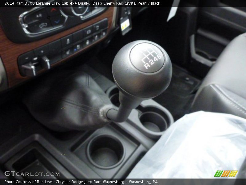 Deep Cherry Red Crystal Pearl / Black 2014 Ram 3500 Laramie Crew Cab 4x4 Dually