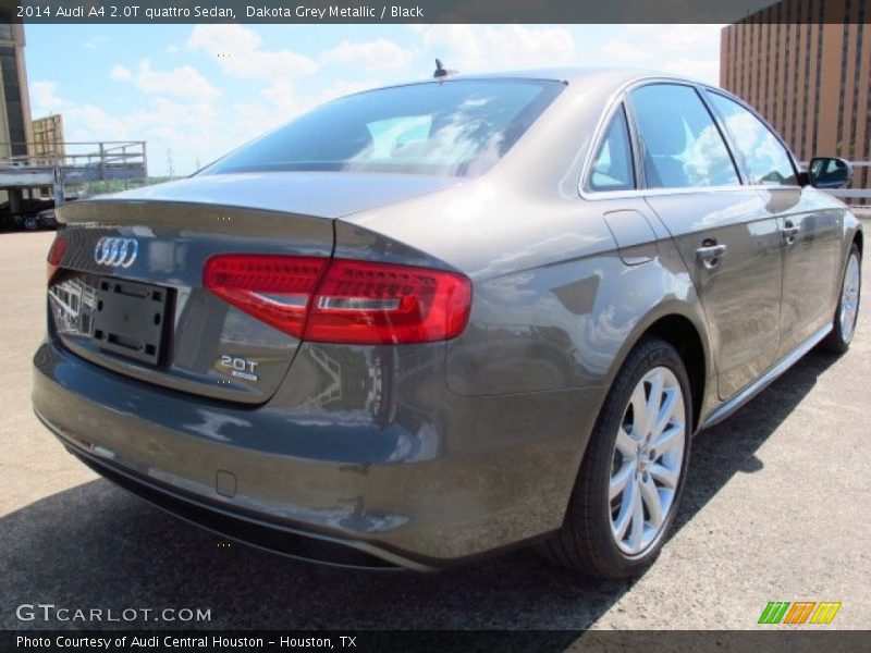 Dakota Grey Metallic / Black 2014 Audi A4 2.0T quattro Sedan