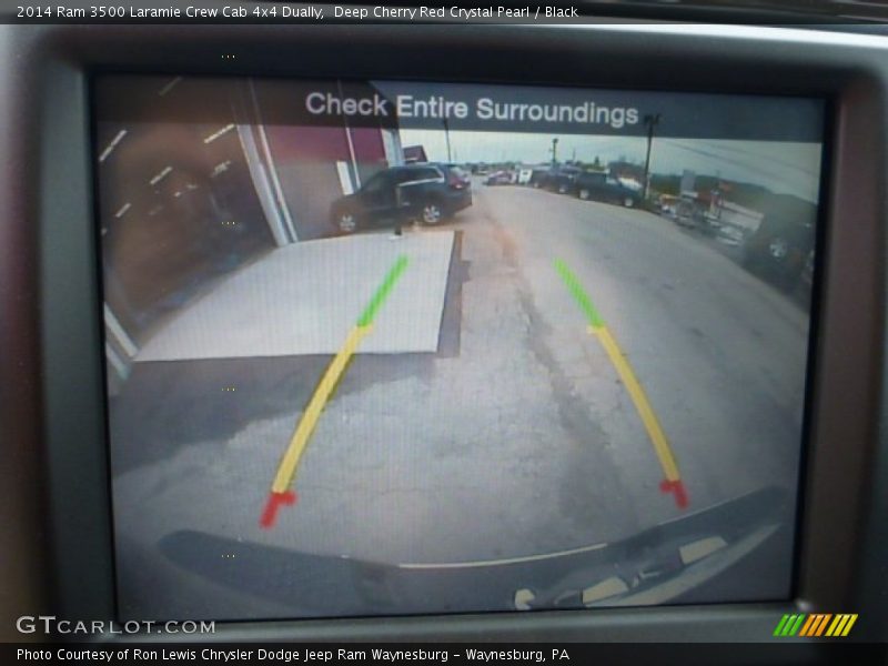 Deep Cherry Red Crystal Pearl / Black 2014 Ram 3500 Laramie Crew Cab 4x4 Dually
