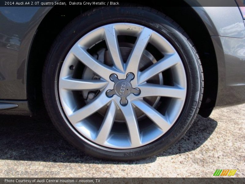 Dakota Grey Metallic / Black 2014 Audi A4 2.0T quattro Sedan