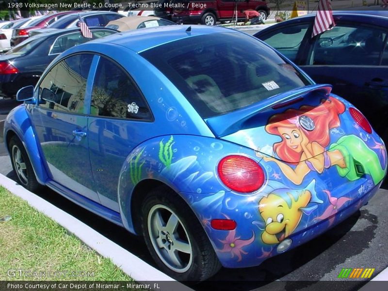 Techno Blue Metallic / Beige 1998 Volkswagen New Beetle 2.0 Coupe
