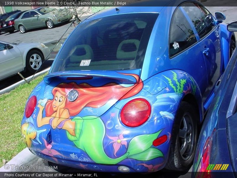 Techno Blue Metallic / Beige 1998 Volkswagen New Beetle 2.0 Coupe