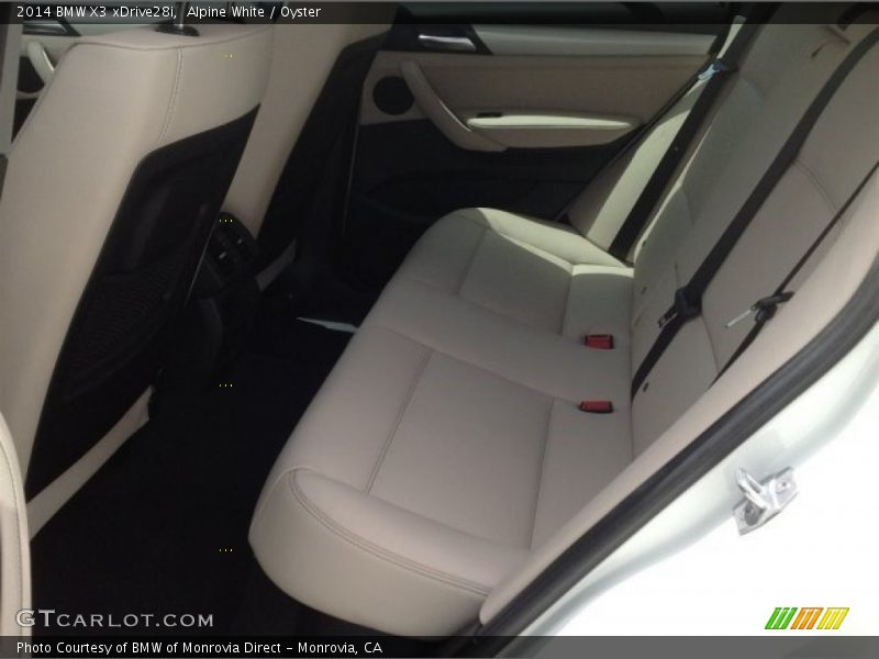 Alpine White / Oyster 2014 BMW X3 xDrive28i