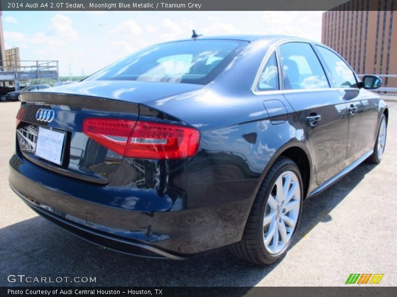 Moonlight Blue Metallic / Titanium Grey 2014 Audi A4 2.0T Sedan