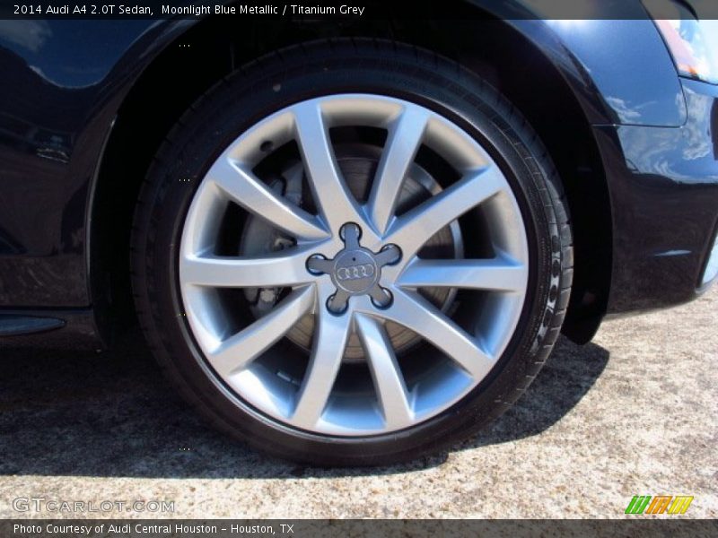 Moonlight Blue Metallic / Titanium Grey 2014 Audi A4 2.0T Sedan