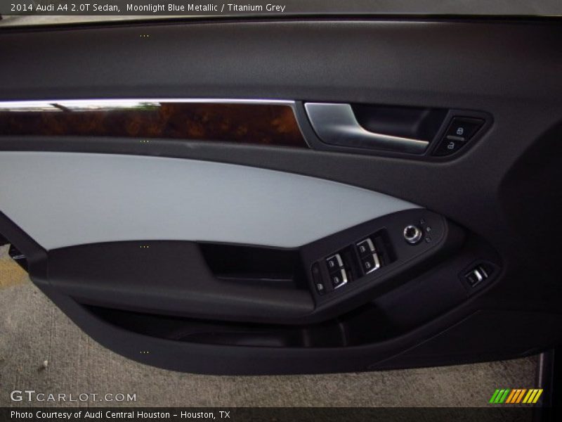 Moonlight Blue Metallic / Titanium Grey 2014 Audi A4 2.0T Sedan