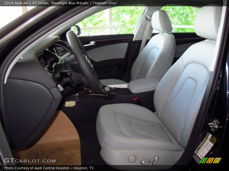 Moonlight Blue Metallic / Titanium Grey 2014 Audi A4 2.0T Sedan