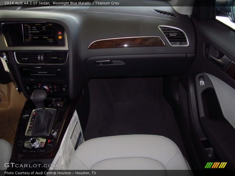 Moonlight Blue Metallic / Titanium Grey 2014 Audi A4 2.0T Sedan