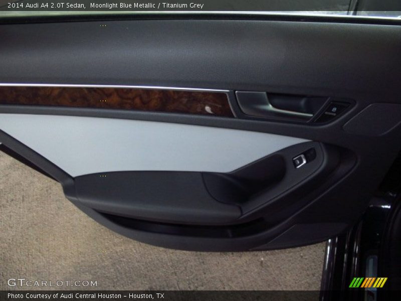 Moonlight Blue Metallic / Titanium Grey 2014 Audi A4 2.0T Sedan