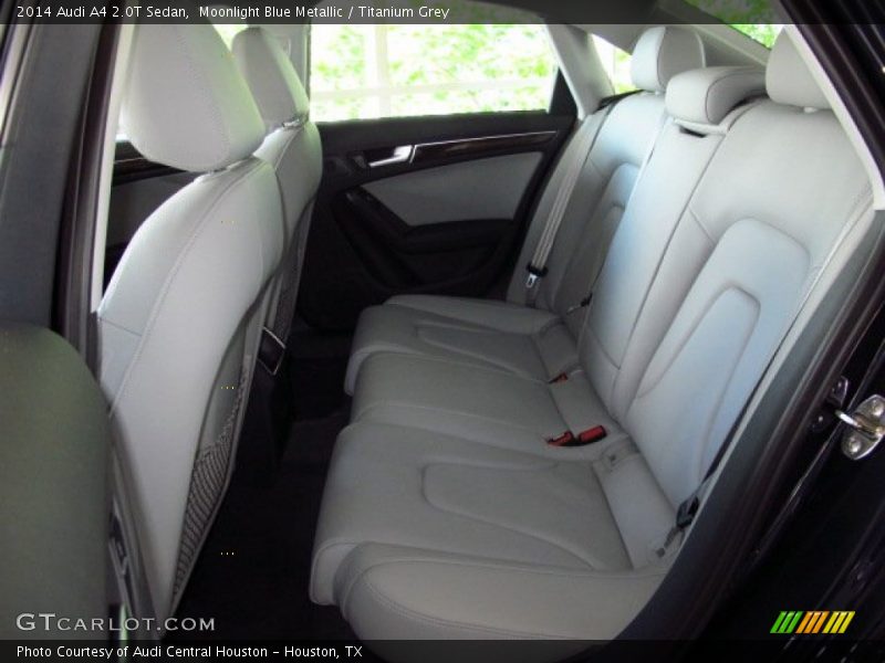 Moonlight Blue Metallic / Titanium Grey 2014 Audi A4 2.0T Sedan