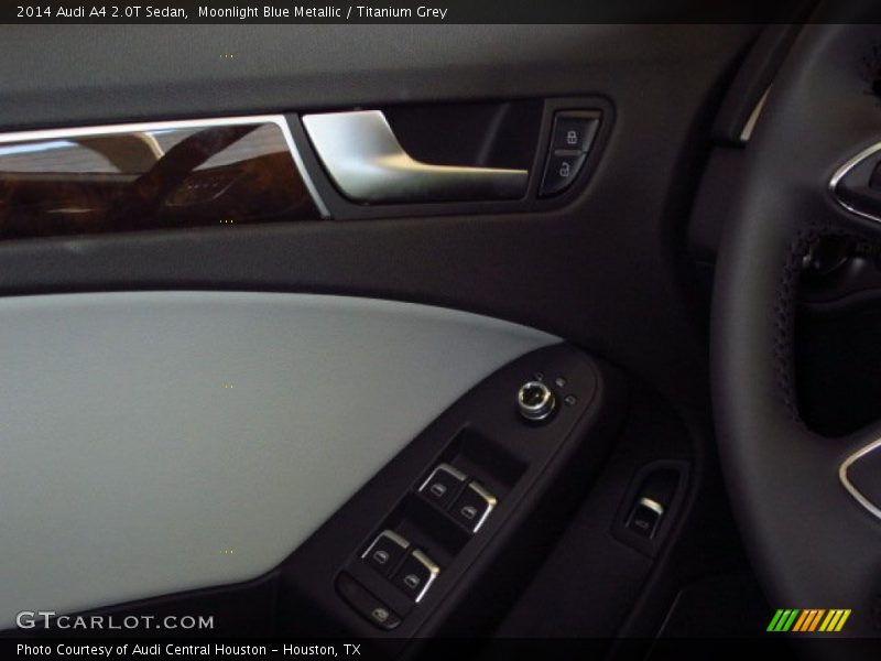 Moonlight Blue Metallic / Titanium Grey 2014 Audi A4 2.0T Sedan