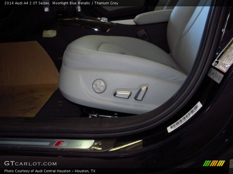 Moonlight Blue Metallic / Titanium Grey 2014 Audi A4 2.0T Sedan