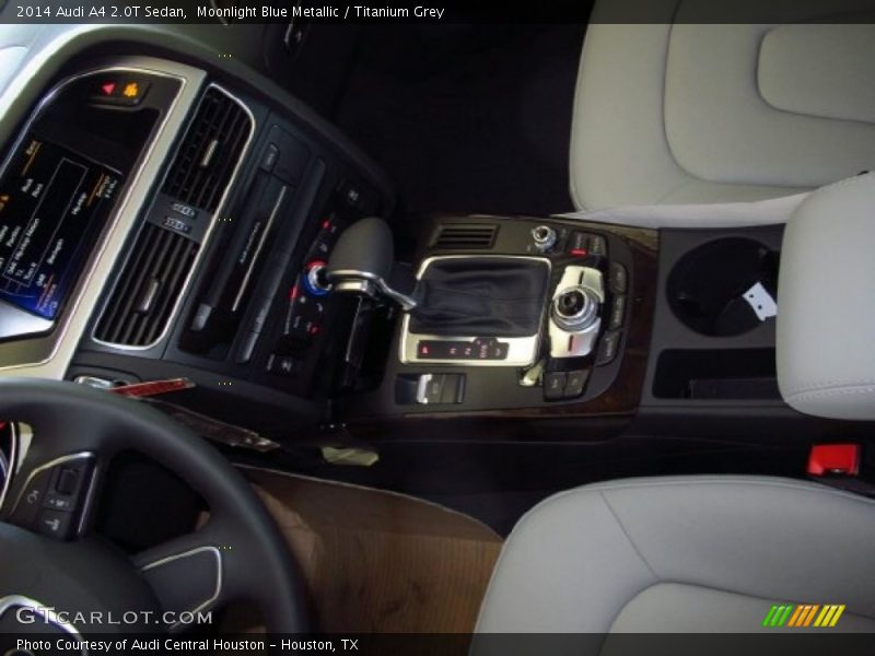 Moonlight Blue Metallic / Titanium Grey 2014 Audi A4 2.0T Sedan