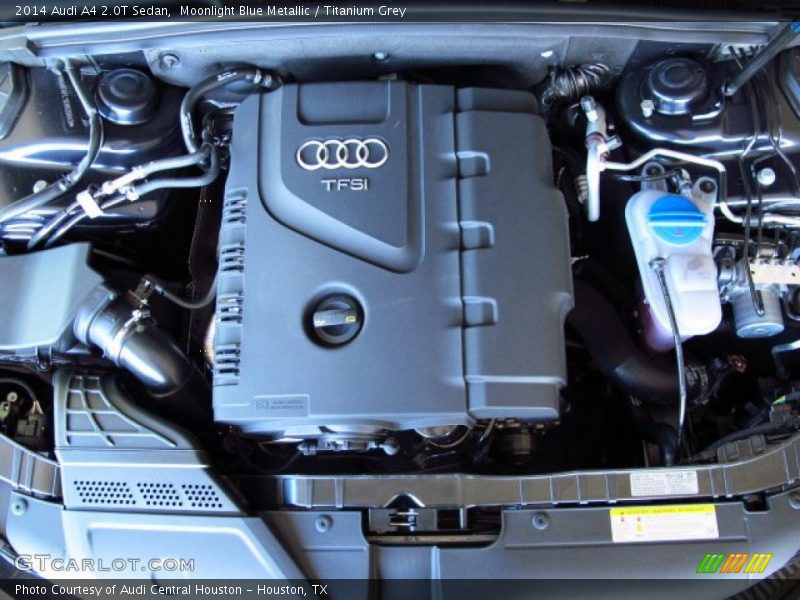 Moonlight Blue Metallic / Titanium Grey 2014 Audi A4 2.0T Sedan