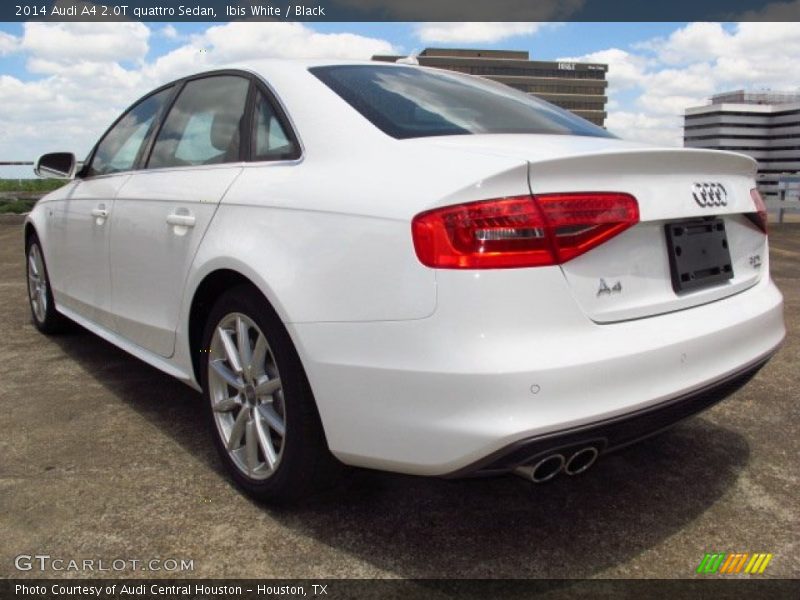 Ibis White / Black 2014 Audi A4 2.0T quattro Sedan