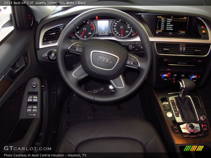 Ibis White / Black 2014 Audi A4 2.0T quattro Sedan