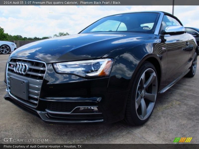 Phantom Black Pearl / Black 2014 Audi S5 3.0T Premium Plus quattro Cabriolet