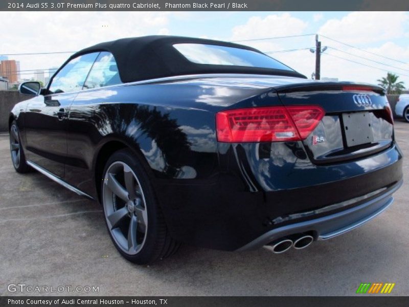 Phantom Black Pearl / Black 2014 Audi S5 3.0T Premium Plus quattro Cabriolet