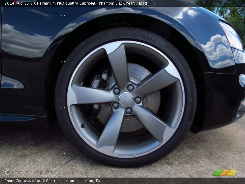 Phantom Black Pearl / Black 2014 Audi S5 3.0T Premium Plus quattro Cabriolet
