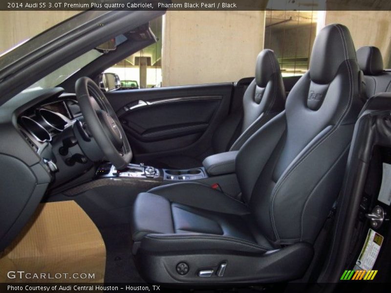 Phantom Black Pearl / Black 2014 Audi S5 3.0T Premium Plus quattro Cabriolet
