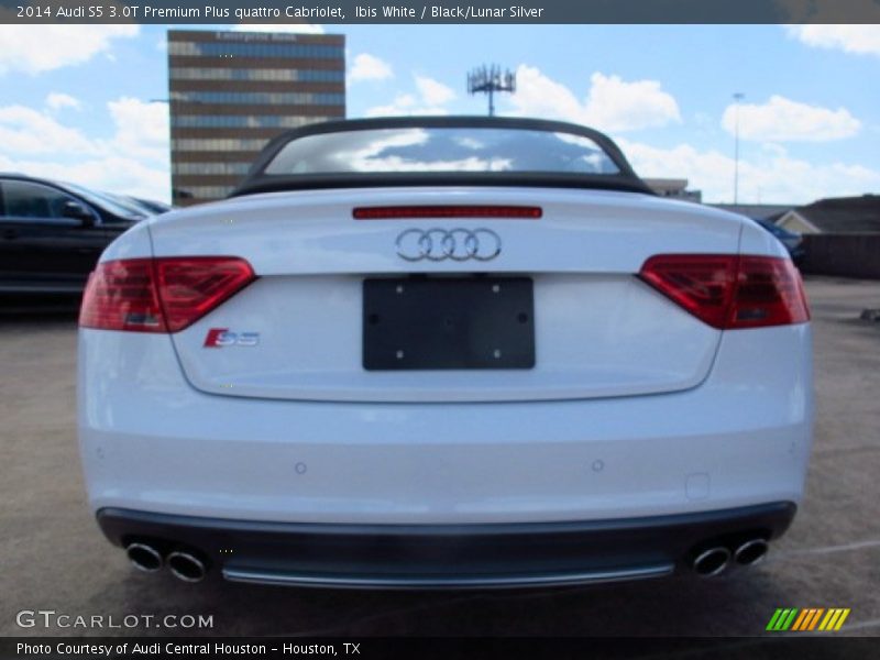 Ibis White / Black/Lunar Silver 2014 Audi S5 3.0T Premium Plus quattro Cabriolet