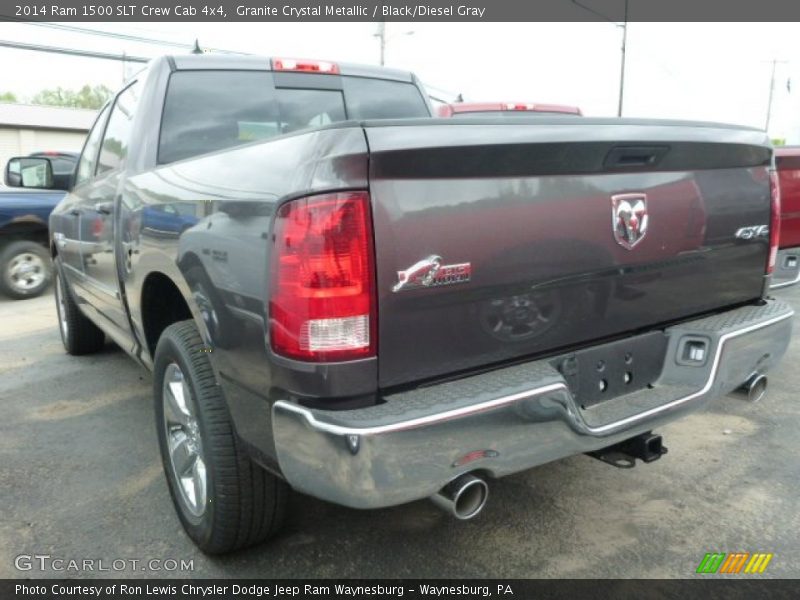 Granite Crystal Metallic / Black/Diesel Gray 2014 Ram 1500 SLT Crew Cab 4x4
