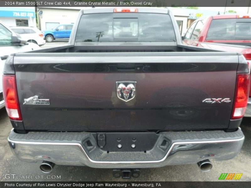 Granite Crystal Metallic / Black/Diesel Gray 2014 Ram 1500 SLT Crew Cab 4x4
