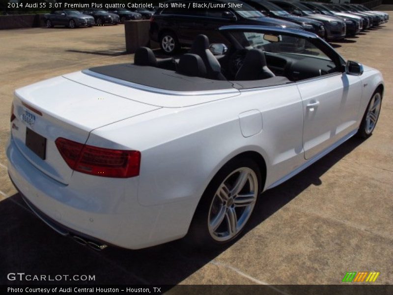 Ibis White / Black/Lunar Silver 2014 Audi S5 3.0T Premium Plus quattro Cabriolet