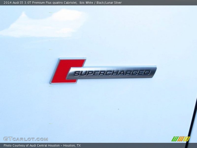 Ibis White / Black/Lunar Silver 2014 Audi S5 3.0T Premium Plus quattro Cabriolet