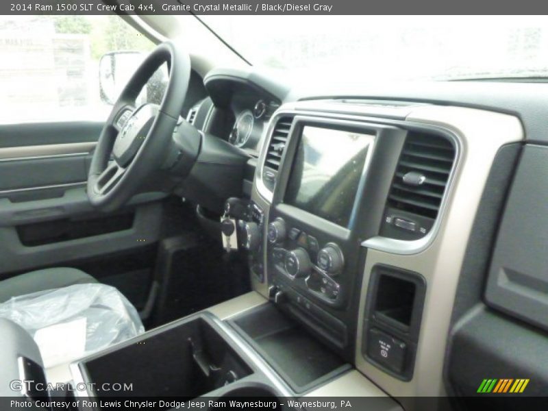 Granite Crystal Metallic / Black/Diesel Gray 2014 Ram 1500 SLT Crew Cab 4x4