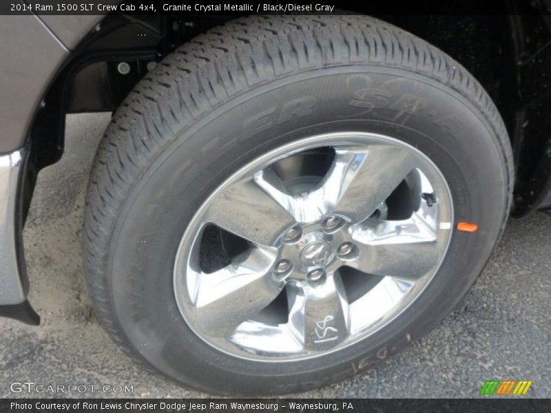 Granite Crystal Metallic / Black/Diesel Gray 2014 Ram 1500 SLT Crew Cab 4x4
