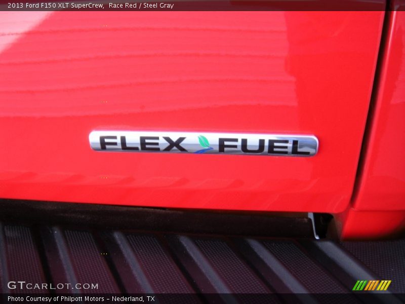 Race Red / Steel Gray 2013 Ford F150 XLT SuperCrew