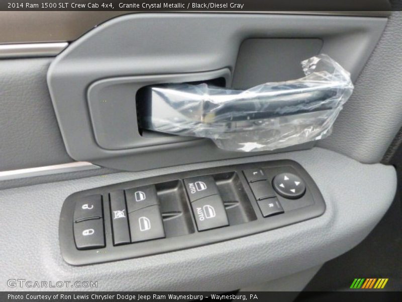 Granite Crystal Metallic / Black/Diesel Gray 2014 Ram 1500 SLT Crew Cab 4x4