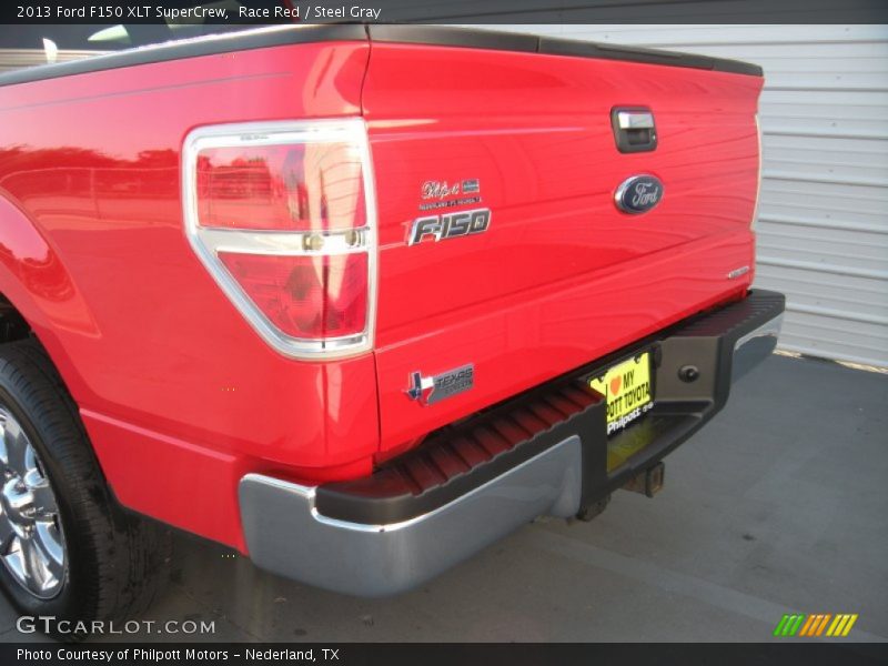 Race Red / Steel Gray 2013 Ford F150 XLT SuperCrew
