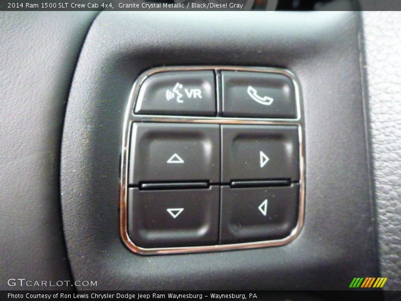 Granite Crystal Metallic / Black/Diesel Gray 2014 Ram 1500 SLT Crew Cab 4x4