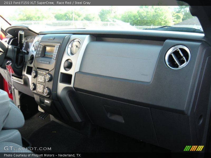 Race Red / Steel Gray 2013 Ford F150 XLT SuperCrew