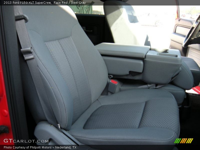 Race Red / Steel Gray 2013 Ford F150 XLT SuperCrew