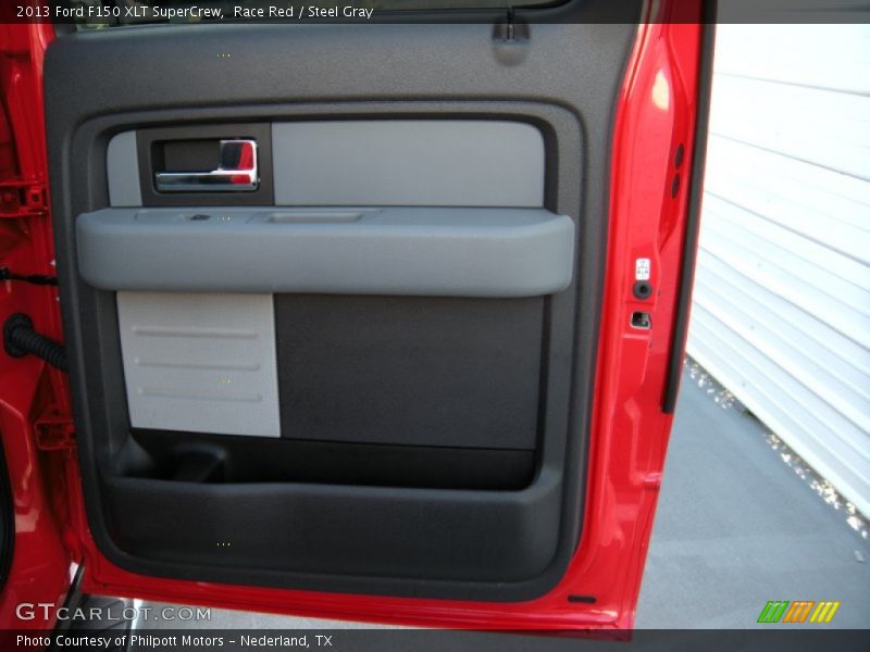 Race Red / Steel Gray 2013 Ford F150 XLT SuperCrew